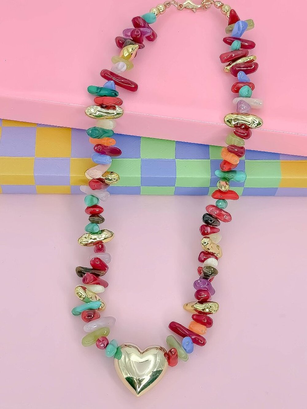 Happy Little Things Heart Necklace